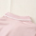thumbnail image 5 of IVEYRTF Girls Summer Casual Set Collar Sleeveless Top and Shorts Embellished Trim and Bow Soft Play Wear Children 2PC Romper and Shorts Outfit(Pink,4-5 Years), 5 of 8