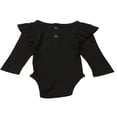 thumbnail image 3 of Newborn Toddler Baby Girl Ruffle Long Sleeve Romper Bodysuit Jumpsuit Tops Summer Spring Clothes, 3 of 5