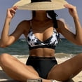 thumbnail image 4 of DPTALR Ensemble de Bikini Mode pour Femmes Maillot de Bain Deux Pièces Imprimé, 4 of 7