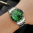 thumbnail image 2 of Fsqjgq Watches for Men Classic Stainless Steel Date Sport Quartz Analog Wrist Watch Mens Dress Watches Green, 2 of 8