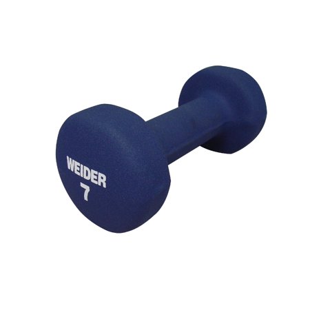 7 LB NEOPRENE DIPPED CAST IRON DUMBBELL