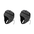 thumbnail image 3 of Greeniant EVA Portero Rugby Fútbol Fútbol Casco Rugby Sombrero Cabeza Protector Guardia Gris Gris 2piezas, 3 of 4