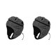 thumbnail image 1 of Wosthever EVA Portero Rugby Fútbol Fútbol Casco Rugby Sombrero Cabeza Protector Guardia Gris Gris 2piezas, 1 of 1