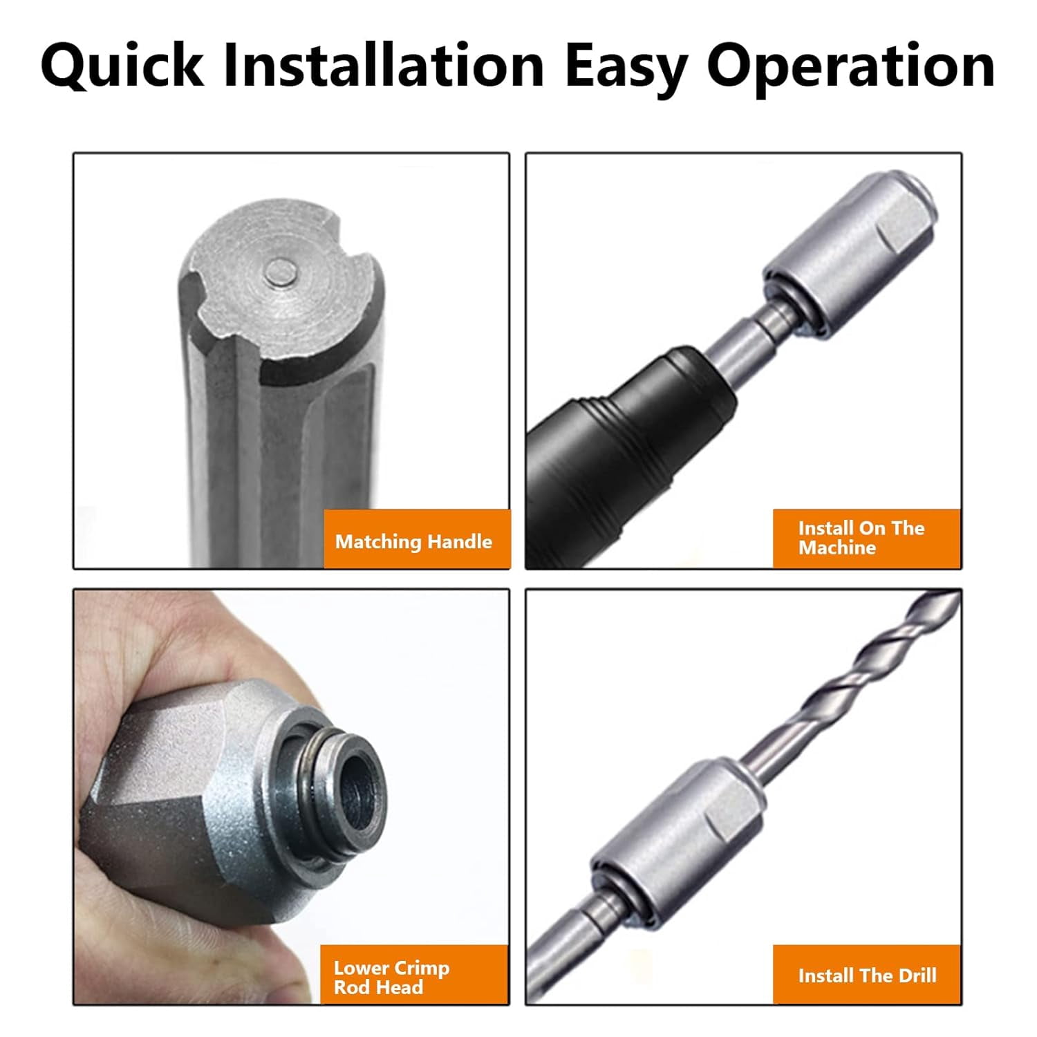ABCISI SDS to SDS Plus Adapter for Rotary Hammers Connection, SDS to SDS  Universal Chuck Drill Converter Shank Quick Tool for Demolition Hammers, Fits All Standard SDS Drills
