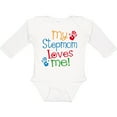 thumbnail image 3 of Inktastic My Stepmom Loves Me Boys or Girls Long Sleeve Baby Bodysuit, 3 of 5