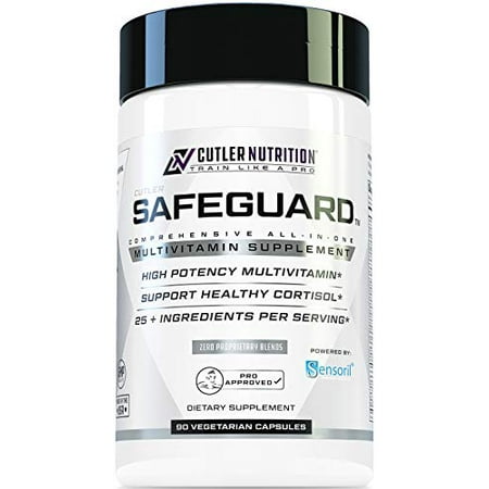 Safeguard High Potency Multivitamin for Adults: Best Daily Multivitamin and Multi Mineral Support Supplement with Sensoril Ashwagandha Extract for Cortisol Support and Adrenal Health, 9