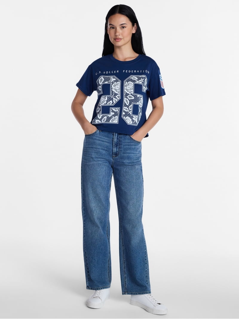 U.S. Soccer Federation Women's World Cup 2026 Lace Graphic Print