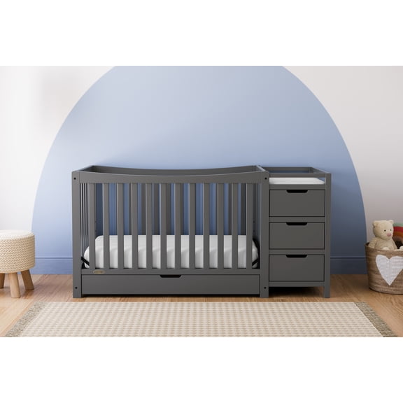 Graco Remi 4-in-1 Convertible Crib and Changer Combo