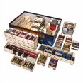 thumbnail image 2 of The Broken Token Imperious Twilight Box Game Organizer Compatible with Twilight Imperium - Wooden Game Organizing Box with Multiple Trays, 2 of 4