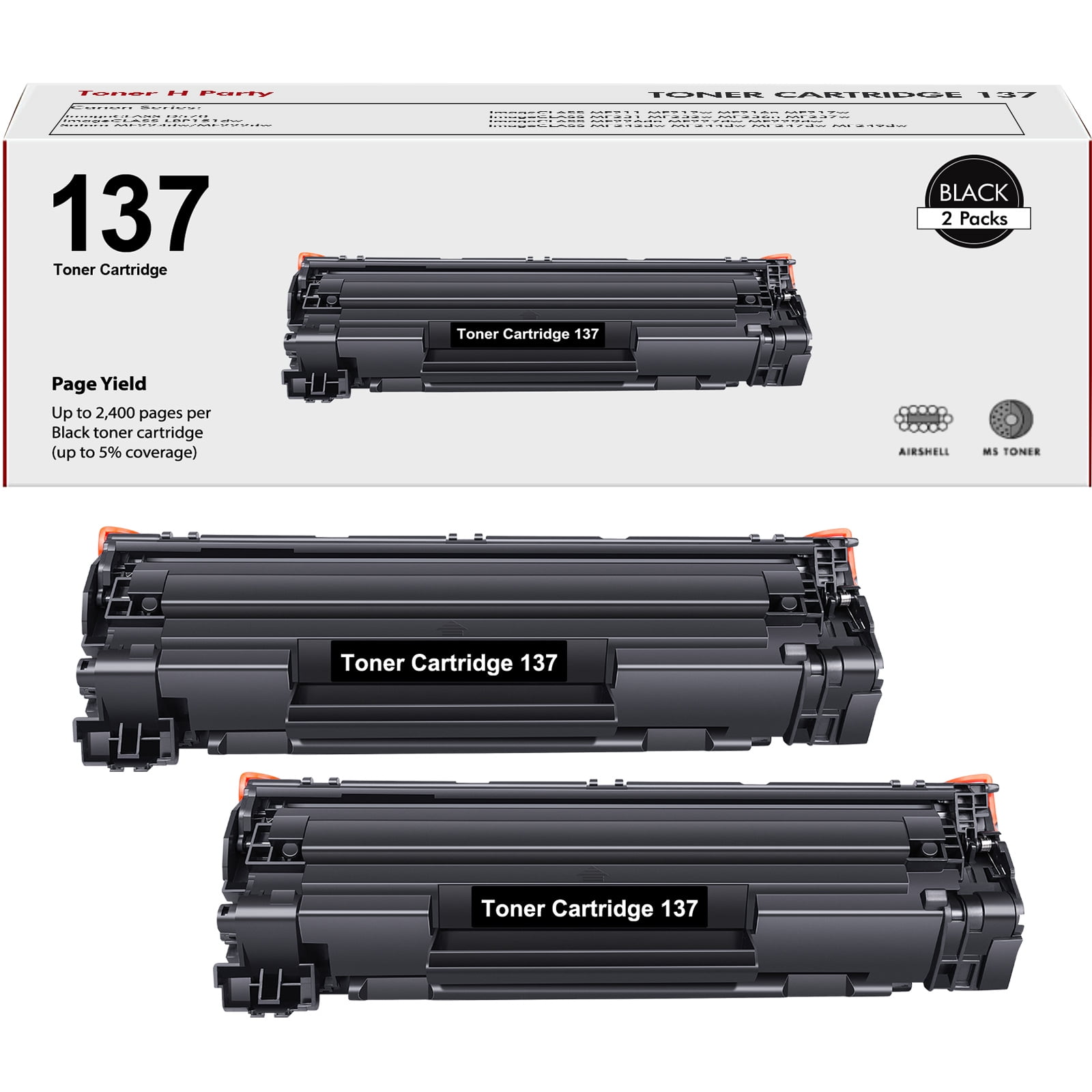 137 Toner Cartridge Compatible for Canon 137 CRG137 imageCLASS MF232w