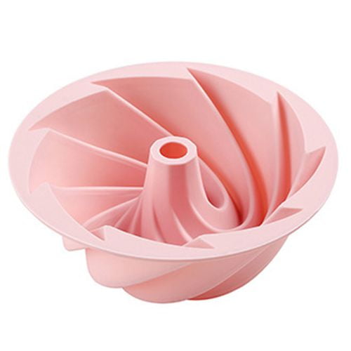 PWFE Silicone Fulted Pan Cake Nonstick Jello Molds Tube for Baking