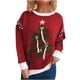 thumbnail image 2 of Ailaofu Women's Long Sleeve Tops Crewneck Pullover Sweater Basic Casual Solid Color Tunic Tops Fall Soft Sweater, 2 of 5