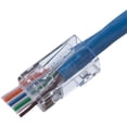 thumbnail image 1 of Ideal 86-367J Cat6 Single Piece RJ-45 8P8C Modular Plugs, Clear - 100 Count, 1 of 1