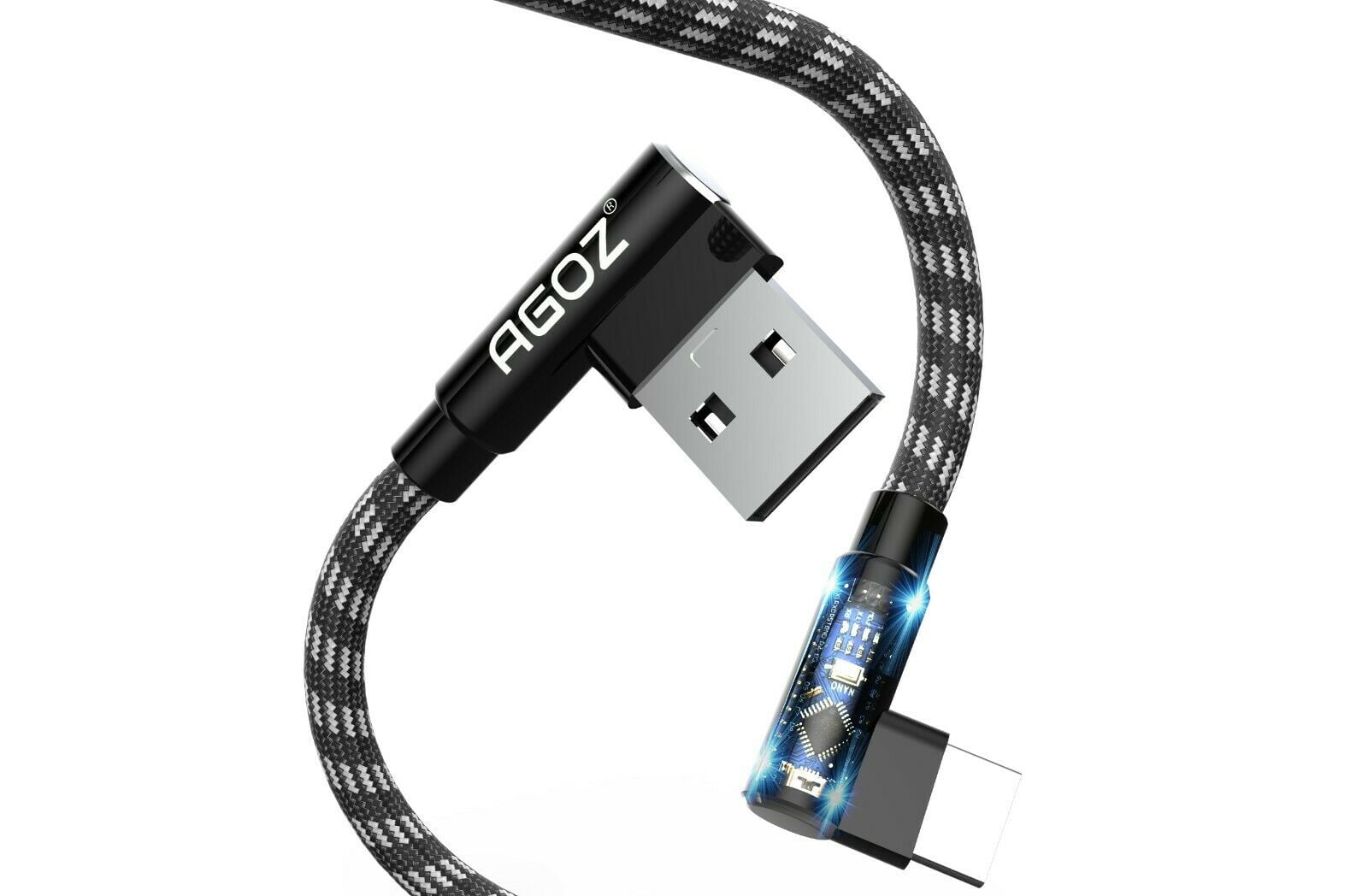 3Pack Type C USB-C Fast Charge Cable for LG LG K51 V60 Reflect Velvet Stylo 6 5 