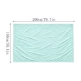 thumbnail image 3 of huayou Solid Green Flannel Throw Blanket Lightweight Soft Cooling Blanket 78.7 x 59.11 inch for Bed Couch Living Room, 3 of 9