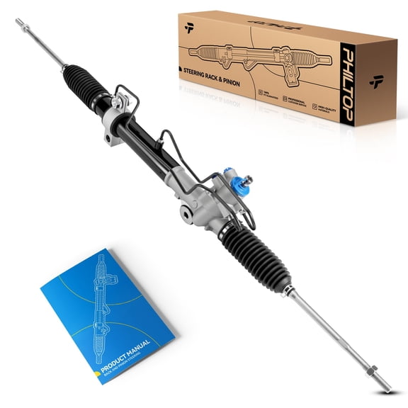 PHILTOP Power Steering Rack and Pinion Compatible with Altima 2002-2006 2.5L, Hydraulic Rack and Pinion Replace 26-3013
