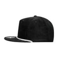 thumbnail image 3 of Decky 6043 5 Panel High Profile Relaxed Corduroy Rope Hat-Black/White, 3 of 4