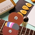 thumbnail image 4 of HEANUJJ 1set Portable Pu Guitar Pick Holder Keychain Guitar Picks Storage Pouch Lightweight Design And 9pcs, 4 of 6