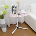 thumbnail image 4 of 360° Rotatable Adjustable Height Bedside Table | Modern Triangle Stand | Lifting Moveable Sofa Side Laptop Desk for Home & Office, 4 of 10