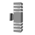 thumbnail image 2 of Moderno Impermeable Arriba Abajo Aluminio Cuboide Led Lámparas De Pared Doble Cabeza Lámpara De Pared Exterior E27 Enchufe Ac 85-240V Para Patio Jardín Porche Corredor Kearding HA025899-02, 2 of 5