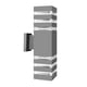 thumbnail image 2 of Moderno Impermeable Arriba Abajo Aluminio Cuboide Led Lámparas De Pared Doble Cabeza Lámpara De Pared Exterior E27 Enchufe Ac 85-240V Para Patio Jardín Porche Corredor Cateissary HA025899-02, 2 of 5