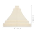 thumbnail image 2 of Concrete Casting Mold Roof Corner Line Mold Plastic Concrete Mold House Decor Casting Mold, 2 of 8