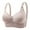 11-Gray, variant on YWDJ Bras for Women Sleeping Bras Wireless Sleep Bras Adjustable Straps Half Cup Push up Wrap Comfy Bras Padded Comfortable Bras Lounge Bras Black L