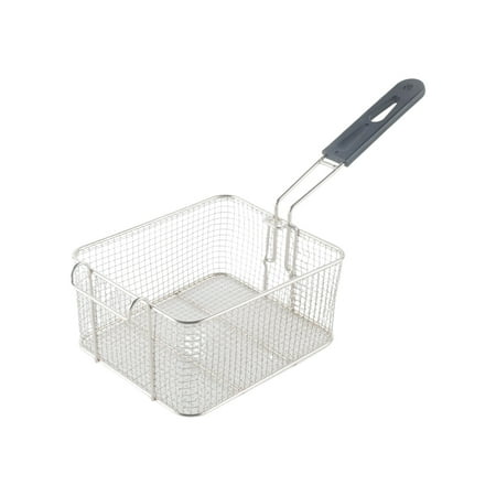 

Mini Square Fry Basket | Stainless Steel French Fries Holder | Fried Food Table Serving Serving Food Strainer Presentation for Chips Fries Shrimps Wedges