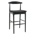 thumbnail image 5 of SAFAVIEH Lionel Modern Retro Bar Stool, Black, 5 of 12