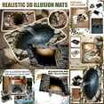 thumbnail image 3 of 2026 New 3D Optical Illusion Rug, Rug That Looks Like A Hole, Carpet Bottomless Hole Optical Illusion Area Rugs, Non-Slip Visual Doormat, 3 of 3