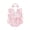 Pink, variant on BemeyourBBs Newborn Baby Girl Summer Clothes Plaid Bubble Romper Cute Infant Girl Sleeveless Ruffle Jumpsuit Bodysuit Playsuit with Headband