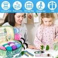 thumbnail image 5 of 59/92Pcs Crochet Kit with Colorful Yarn Ergonomic Crochet Hook Set with Storage Bag Complete Crochet Yarn Kit with Crochet Accessories Practical Crochet Starter Kit Portable for Craft Adults Kids, 5 of 11