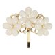 thumbnail image 1 of Ofertas Únicas 1 Pc Clip para Cabello con Hebilla de Cola de Caballo Floral para Mujeres Beige Tono Dorado, 1 of 5