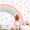 Watercolor Rainbow Green, variant on Colorful Inspirational Wall Stickers Peel and Stick Crayon Classroom Decor