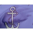 thumbnail image 5 of oneOone Cotton Poplin Bluish Violet Fabric Nautical Craft Projects Decor Fabric Printed By The Yard 56 Inch Wide, 5 of 6
