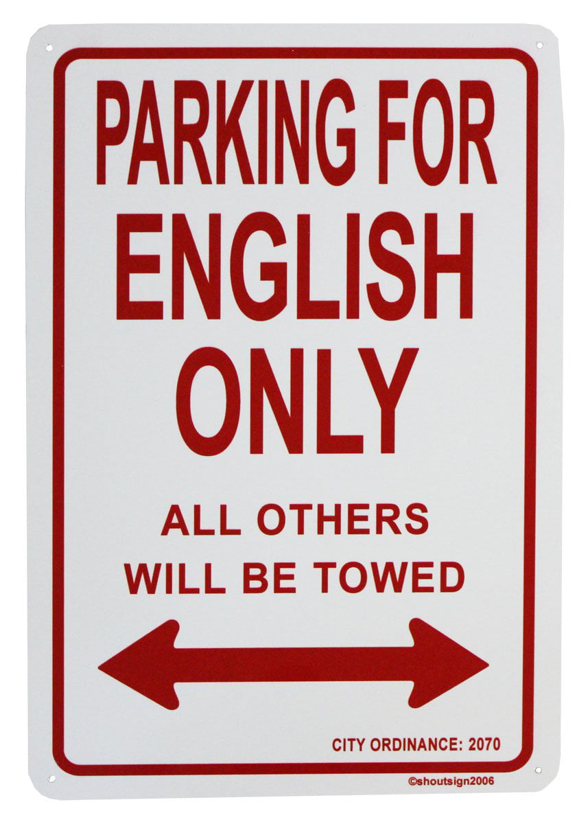 Pk-2 Notice Sign,7 x 10In,BL and BK/WHT,ENG 