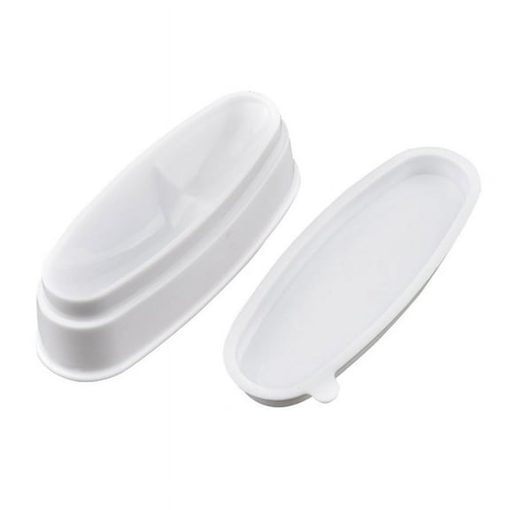 ROSENICE Nail Dip Accessories 1Set White PVC Dipping Powder Box for French Manicure Nails