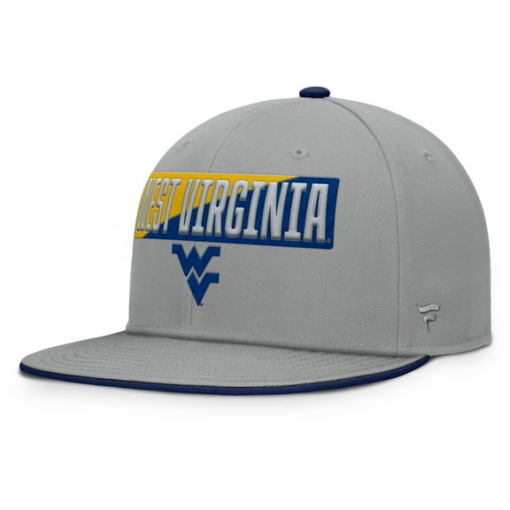 Men's Fanatics Gray West Virginia Mountaineers Duo Snapback Hat