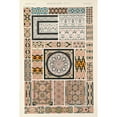 thumbnail image 2 of Owen Jones 13x18 Gold Ornate Wood Frame and Double Matted Museum Art Print Titled - Arabian No.5 (1856), 2 of 4