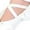 Burgundy White, variant on TSSOE Girls Church Worship Dance Outfits Metallic Sleeveless Irregular Dress with Solid Color Pants Set for Praise Dance Black White 8