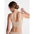 thumbnail image 3 of Joyspun Women’s Wire-Free Bonded Longline Square Neck Bra, Sizes XS-XXXL, 3 of 5
