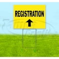 thumbnail image 1 of Registration Up (18" x 24") Yard Sign, Includes Metal Step Stake, 1 of 6
