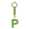 thumbnail image 1 of Uxcell Charm de Letra P de Alfabeto con Rhinestones para Fabricación de Joyas, Verde Claro, 1 of 6