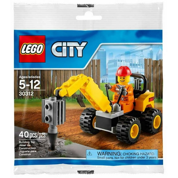 LEGO City Demolition Driller 40 Piece Building Set 30312