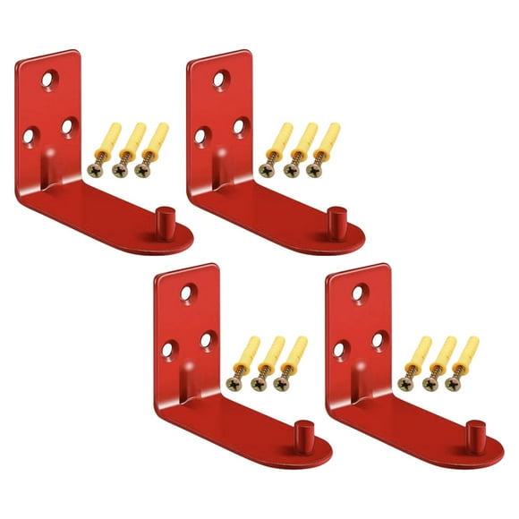 REOFLYUP 4Pcs Metal Fire Extinguisher Brackets for Wall Mounting Fire Fighting