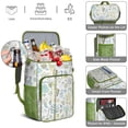 thumbnail image 2 of Tropical Cooler Backpack 20L - High-Capacity Insulated Beach Bag with Seashell & Starfish Design, Perfect for Outdoor Adventures, 2 of 5