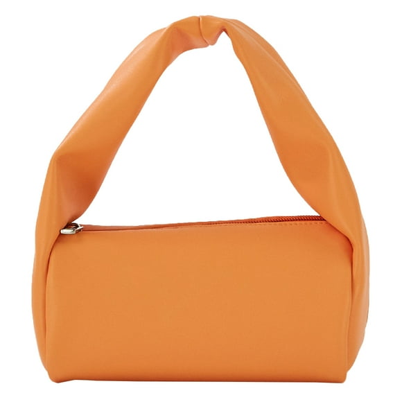 PU minority handbag mini candy-colored girls wash storage Joker portable cosmetic bag.