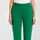 thumbnail image 4 of Amzcrzy Pantalones Médicos Para Mujer: Corte Holgado, 3 Bolsillos, Tiro Natural, Bajo Cónico, Color Liso, Cintura Elástica Y Pierna Recta. Diseñados Para Comodidad Profesional, Tallas S-2Xl Verde, 4 of 4