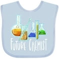thumbnail image 3 of Inktastic Future Chemist with Beakers, Test Tubes and Formulas Boys or Girls Baby Bib, 3 of 4