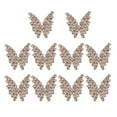thumbnail image 4 of TEHAUX Alloy Rhinestone Embellishment Golden 10Pcs 1In, 4 of 8